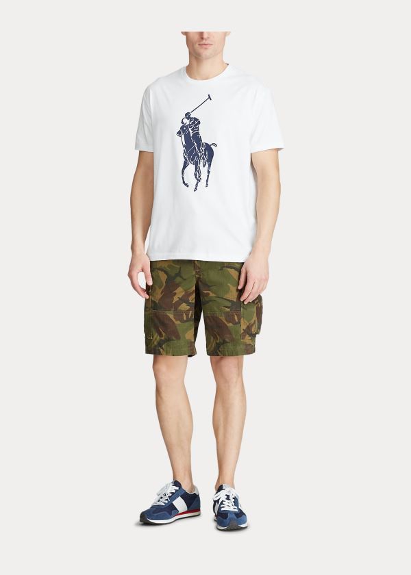 T Shirt Polo Ralph Lauren Custom Slim Fit Jersey Homem 18629-NYAG